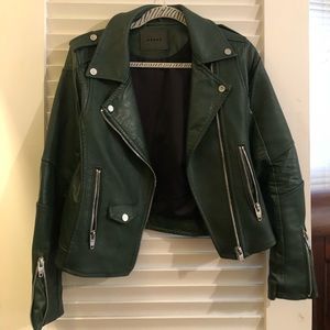 Green Leather Moro Jacket!!